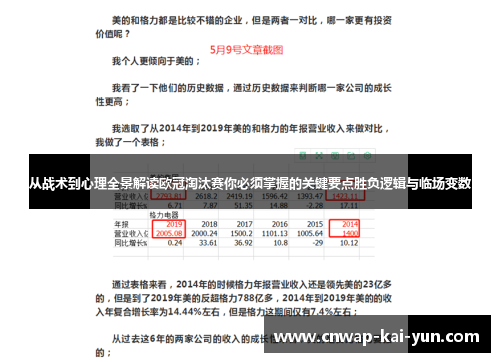 从战术到心理全景解读欧冠淘汰赛你必须掌握的关键要点胜负逻辑与临场变数 从战术到心理全景解读欧冠淘汰赛你必须掌握的关键要点胜负逻辑与临场变数